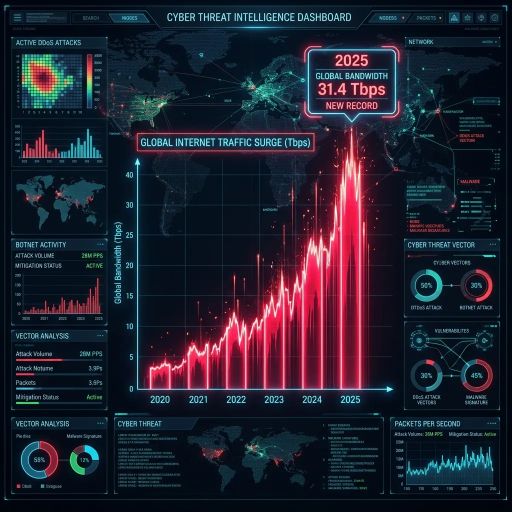 The 2025 DDoS Threat Landscape: Record-Breaking Attacks